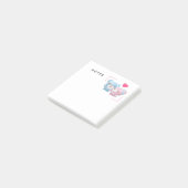 Kissende Beren Cute en Kawaii Post-it® Notes (Schuin)