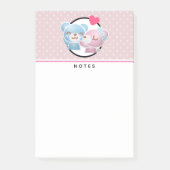 Kissende Beren Cute en Kawaii Post-it® Notes (Voorkant)