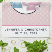 Kissende Beren Cute en Kawaii Theedoek (Gevouwen)