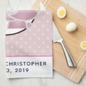 Kissende Beren Cute en Kawaii Theedoek (Quarter Fold)