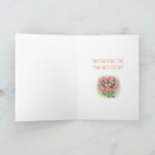 Kissende Bijen Valentijnsdag Kaart (Binnen)