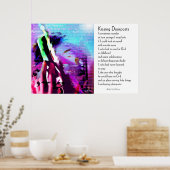 Kissende Doorposten Poster (Keuken)