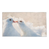 Kissende Doves aanpasbaar Kussensloop (Achterkant-Links)