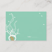 Kissende Fishes Corals Ocean Beach Wedding Party Plaatskaartje (Voorkant)