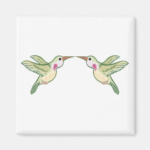 Kissende Hummingvogels Magneet