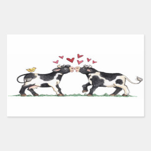 Kissende koeien - Stickers