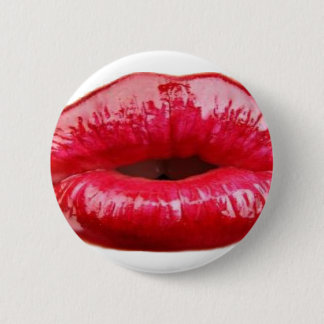 Kissende lippen! ronde button 5,7 cm