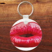 Kissende lippen! sleutelhanger (Voorkant)