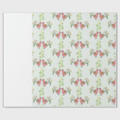 Kissende Partridges met Mistletoe Cadeaupapier (Vlak)