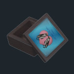 Kissende pinguins marry Me Verloving Ring Box Premium Decoratiedoosje<br><div class="desc">Wil je met me trouwen? Een paar schattige zoende pinguïns op een elegant roze hart tegen een levendige blauwe achtergrond-premiumjewelenkist. Voeg een speciale aanraking toe aan uw voorstel voor het verloving van de bruiloft. Klik op Aanpassen om de tekengrootte, stijl en kleur te wijzigen. Neem contact met me op met...</div>