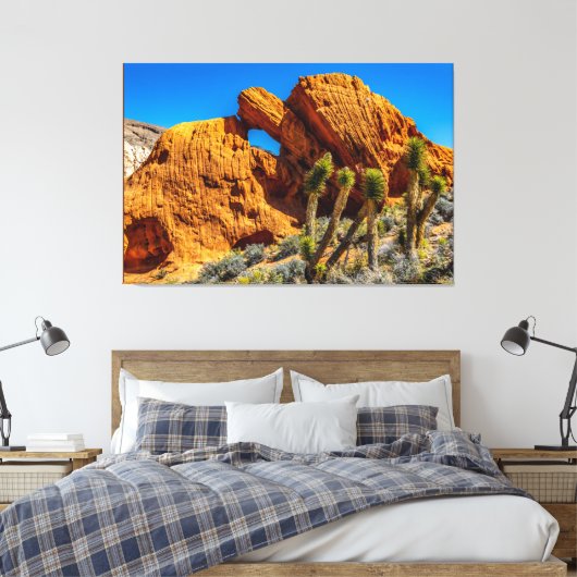 Kissende Schildpadrots Canvas Afdruk (Insitu (Slaapkamer))