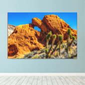 Kissende Schildpadrots Canvas Afdruk (Insitu (Houten vloer))