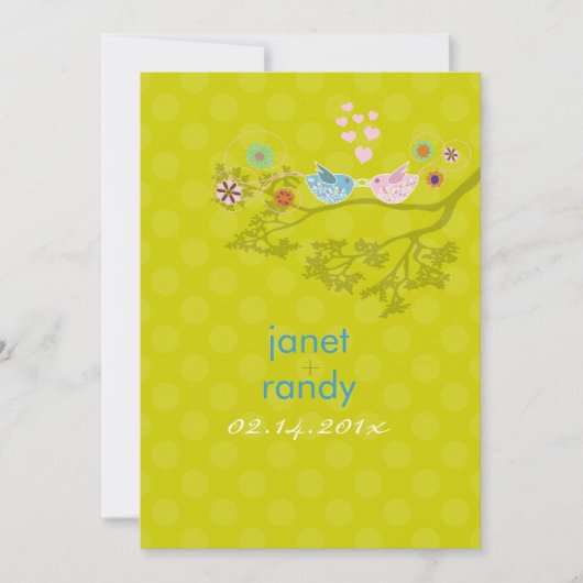 Kissende Tortelduifjes drijvende harten/pokstippen Kaart (Voorkant)