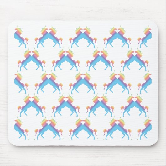 Kissende Unicorns Muismat (Voorkant)