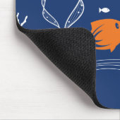 Kissende viskoralen zeewier onderwater Zee Muismat (Hoek)