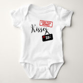 Kisses 25 cent gratis voor mama romper (Voorkant)