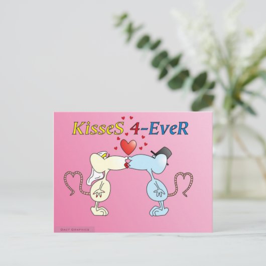 KisseS 4-Ever Rats Briefkaart (Staand voorkant)