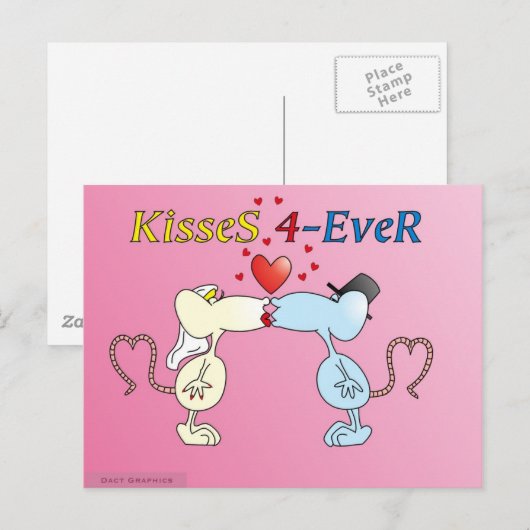 KisseS 4-Ever Rats Briefkaart (Voorkant / Achterkant)