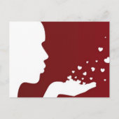 Kisses blazen briefkaart (Voorkant)