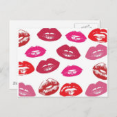 Kisses Briefkaart (Voorkant / Achterkant)