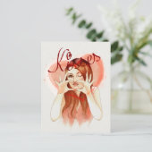 Kisses Briefkaart (Staand voorkant)