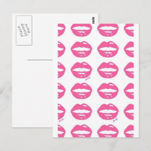 Kisses Briefkaart (Voorkant / Achterkant)