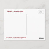 Kisses Cute koe Briefkaart (Achterkant)