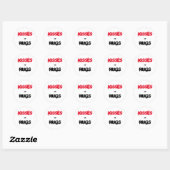 Kisses en Hugs Ronde Sticker (Vel)
