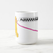 Kisses Forever. (Handkleur Mok) (optie nr. 2) Koffiemok (Center)