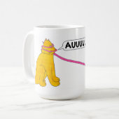 Kisses Forever. (Handkleur Mok) (optie nr. 2) Koffiemok (Voorkant links)