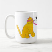 Kisses Forever. (Handkleur Mok) (optie nr. 2) Koffiemok (Links)