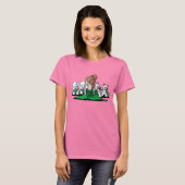 Kisses & Giggles Maltese en Katten T-shirt (Voorkant volledig)