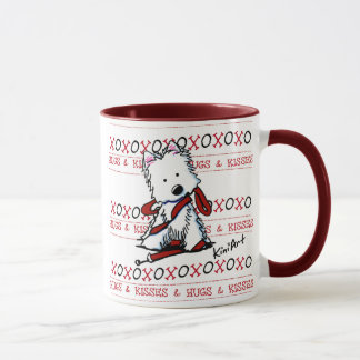Kisses & Hugs Westie Dog Mok