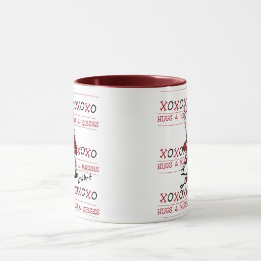 Kisses & Hugs Westie Dog Mok (Midden)