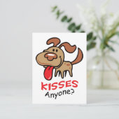 Kisses Iedereen Briefkaart (Staand voorkant)