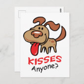 Kisses Iedereen Briefkaart (Voorkant / Achterkant)