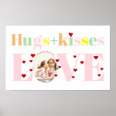 Kisses, liefde, touwtjes foto-Valentijnsdag Poster (Voorkant)