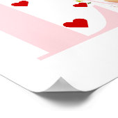 Kisses, liefde, touwtjes foto-Valentijnsdag Poster (Hoek)