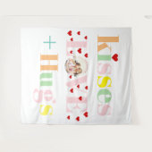 Kisses, liefde, touwtjes foto-Valentijnsdag Wandkleed (Voorkant (horizontaal))