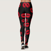 Kisses op zwart leggings (Achterkant)