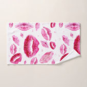Kisses over alles (wit) bad handdoek (Handdoek)