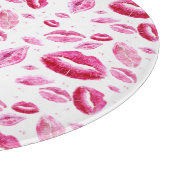 Kisses over alles (wit) snijplank (Hoek)
