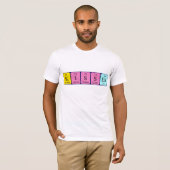 Kisses periodiek shirt met tabelnaam (Voorkant volledig)