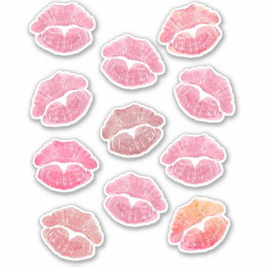 Kisses Stickers Love & Kisses Skins & Stickers (Voorkant)