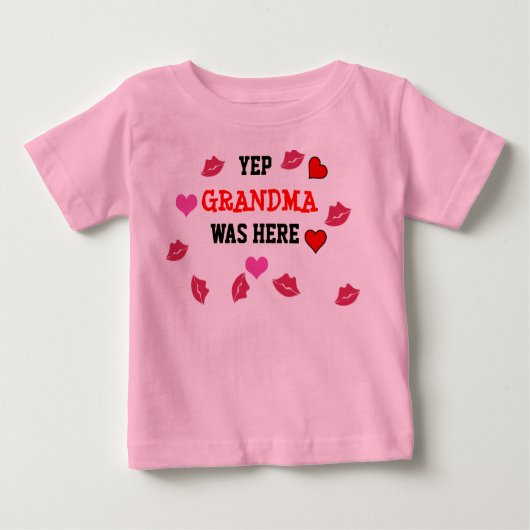 Kisses uit het Shirt van het Baby Grandma (Voorkant)