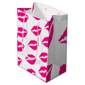 Kisses Valentijnsdag 2023 st valentijn Medium Cadeauzakje (Voorkant Gekanteld)