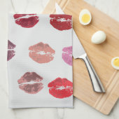 Kisses van de keukenhanddoek van Misses (Quarter Fold)