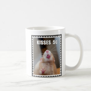 Kisses van de MOK Marty Postage Stamp COFFEE