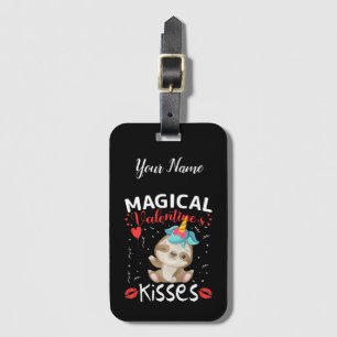 Kisses van Magical Valentijnse's Bagagelabel