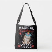 Kisses van Magical Valentijnse's Crossbody Tas (Voorkant)